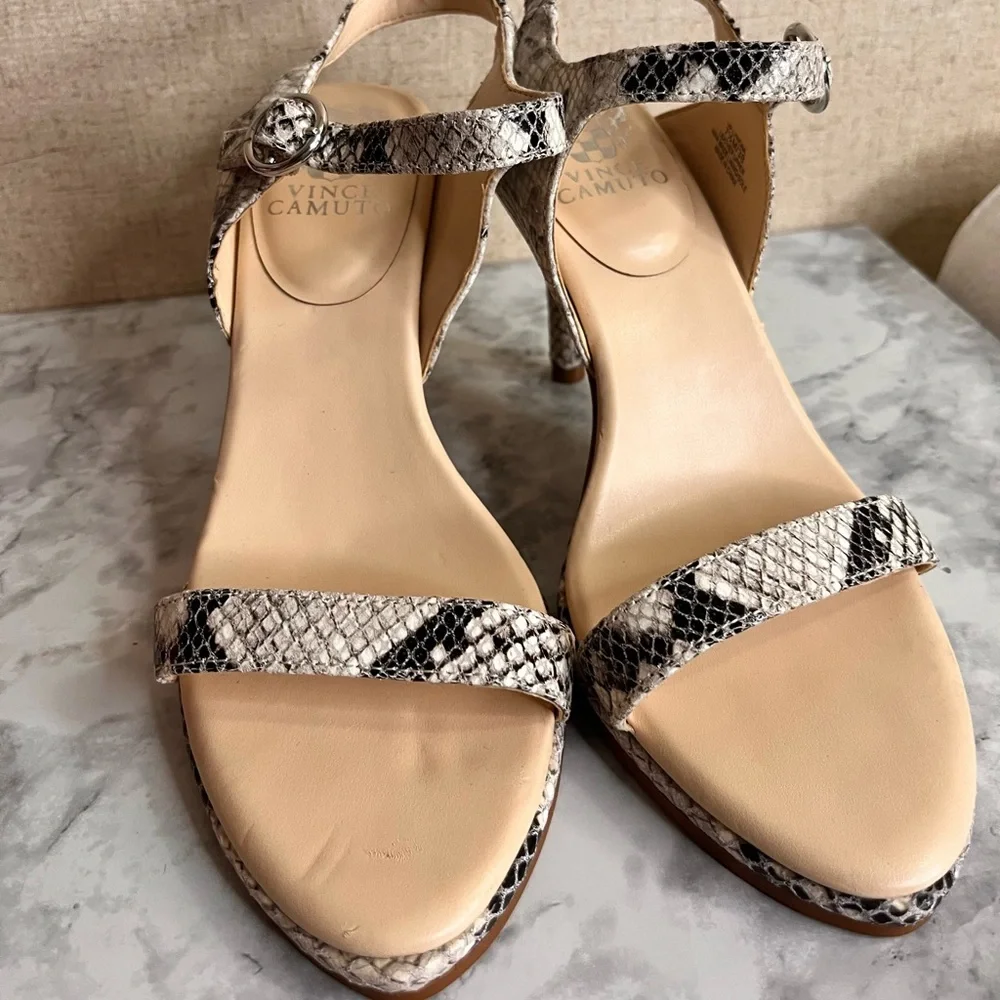 Vince Camuto Snakeskin Patterned Heels